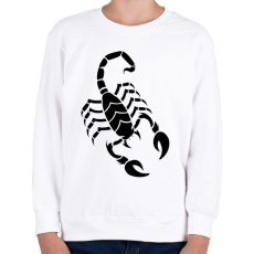 PRINTFASHION Skorpió - Gyerek pulóver - Fehér