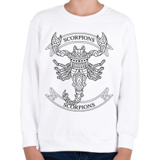 PRINTFASHION Skorpió - Gyerek pulóver - Fehér gyerek pulóver, kardigán