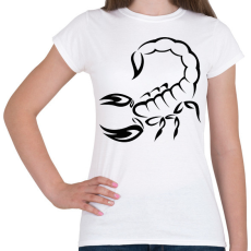 PRINTFASHION Skorpió  - Női póló - Fehér