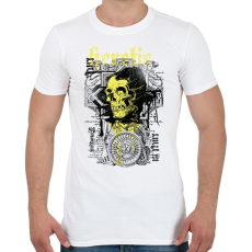 PRINTFASHION skull - Férfi póló - Fehér