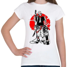 PRINTFASHION Skull Punk Teneeger - Női póló - Fehér női póló