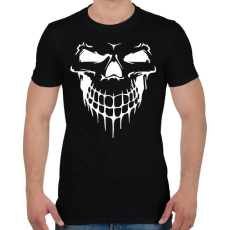 PRINTFASHION Skullface - Férfi póló - Fekete