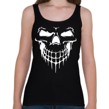 PRINTFASHION Skullface - Női atléta - Fekete női trikó