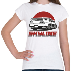 PRINTFASHION Skyline - Női póló - Fehér