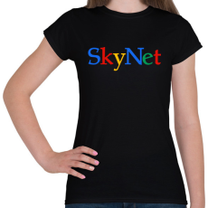 PRINTFASHION Skynet - Női póló - Fekete