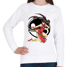 PRINTFASHION Slayer Girl - Női pulóver - Fehér női pulóver, kardigán