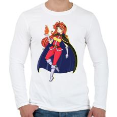 PRINTFASHION Slayer Lina - Férfi hosszú ujjú póló - Fehér