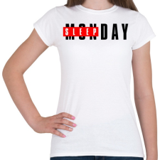 PRINTFASHION SLEEPDAY - Női póló - Fehér női póló