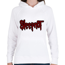 PRINTFASHION Sleepnot - Női kapucnis pulóver - Fehér