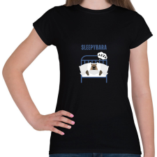 PRINTFASHION Sleepybara - Női póló - Fekete női póló