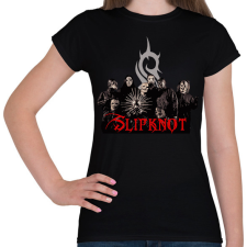 PRINTFASHION slipknot - Női póló - Fekete női póló