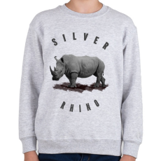 PRINTFASHION SLIVER RHINO - Gyerek pulóver - Sport szürke