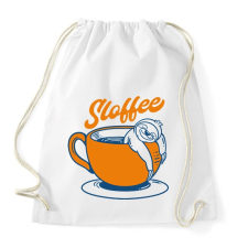PRINTFASHION Sloffee - Lajháros - Sportzsák, Tornazsák - Fehér tornazsák