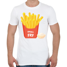 PRINTFASHION Small Fry - Kistesó - Férfi póló - Fehér férfi póló