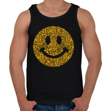 PRINTFASHION Smile - Férfi atléta - Fekete