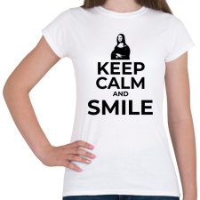 PRINTFASHION SMILE - Női póló - Fehér női póló