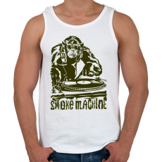 PRINTFASHION Smoke Machine - Férfi atléta - Fehér