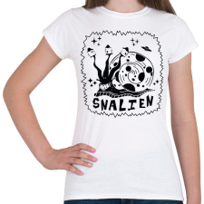 PRINTFASHION Snailen - Női póló - Fehér női póló