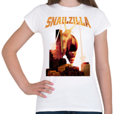 PRINTFASHION SnailZilla - Női póló - Fehér