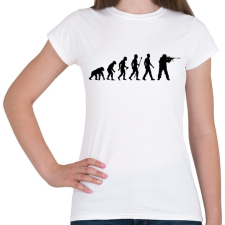 PRINTFASHION Sniper Evolution - Női póló - Fehér női póló