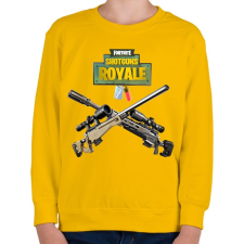 PRINTFASHION Snipers Fortnite - Gyerek pulóver - Sárga gyerek pulóver, kardigán