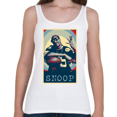PRINTFASHION Snoop dog - Női atléta - Fehér