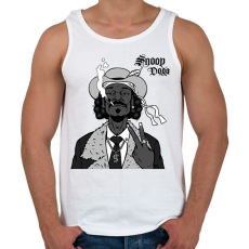 PRINTFASHION Snoop Dogg - Férfi atléta - Fehér