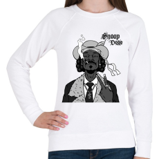 PRINTFASHION Snoop Dogg - Női pulóver - Fehér