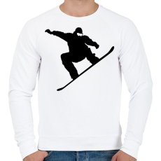 PRINTFASHION Snowboard /03 - Férfi pulóver - Fehér