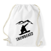 PRINTFASHION snowboard  - Sportzsák, Tornazsák - Fehér