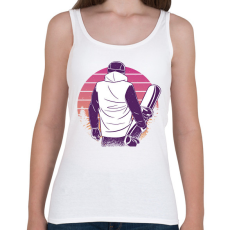 PRINTFASHION Snowboardos - Női atléta - Fehér