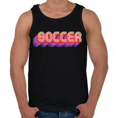 PRINTFASHION Soccer - Férfi atléta - Fekete