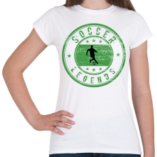 PRINTFASHION soccer legengds - Női póló - Fehér női póló