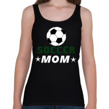 PRINTFASHION soccer mom - Női atléta - Fekete női trikó