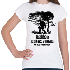 PRINTFASHION SOCIAL DISTANCING WB - Női póló - Fehér női póló