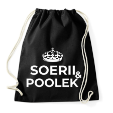 PRINTFASHION SOERII AND POOLEK - Sportzsák, Tornazsák - Fekete tornazsák
