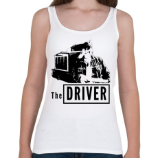 PRINTFASHION sofőr - Női atléta - Fehér