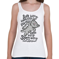 PRINTFASHION Soft kitty The Big bang theory _Rajztábla 1 - Női atléta - Fehér