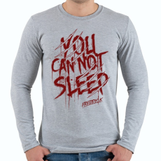 PRINTFASHION Soha ne aludj el! - Férfi hosszú ujjú póló - Sport szürke