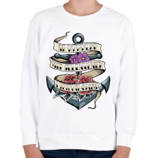 PRINTFASHION Soha ne kérdezd - Gyerek pulóver - Fehér