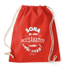PRINTFASHION Soha ne kérj bocsánatot azért, aki vagy.  - Sportzsák, Tornazsák - Piros