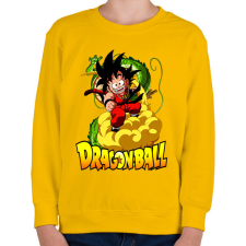 PRINTFASHION son goku - Gyerek pulóver - Sárga gyerek pulóver, kardigán