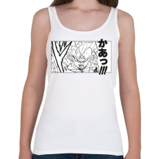PRINTFASHION Son Goku - Női atléta - Fehér