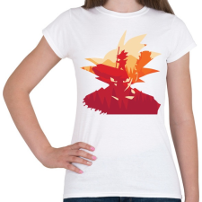 PRINTFASHION Son Goku - Női póló - Fehér női póló