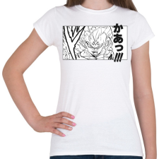 PRINTFASHION Son Goku - Női póló - Fehér női póló