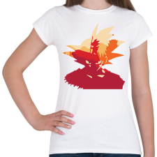 PRINTFASHION Son Goku - Női póló - Fehér női póló