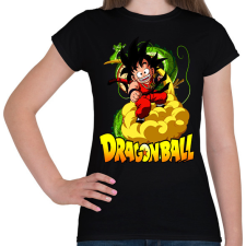 PRINTFASHION son goku - Női póló - Fekete női póló