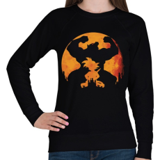 PRINTFASHION Son goku oozaru - Női pulóver - Fekete