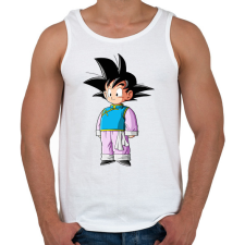 PRINTFASHION Son Gotan - Férfi atléta - Fehér atléta, trikó