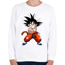 PRINTFASHION Son Goten - Gyerek pulóver - Fehér